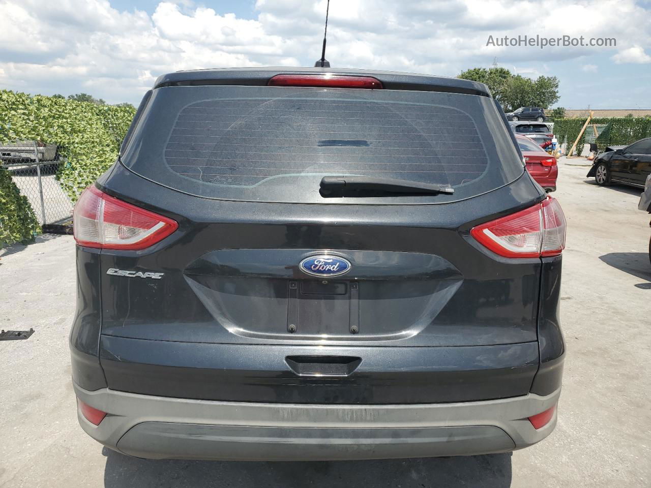 2015 Ford Escape S Black vin: 1FMCU0F72FUA22309