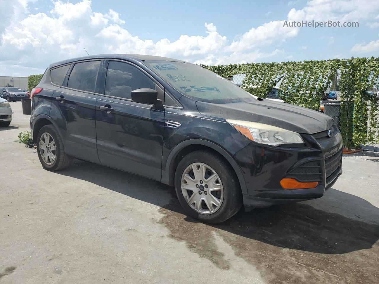 2015 Ford Escape S Black vin: 1FMCU0F72FUA22309