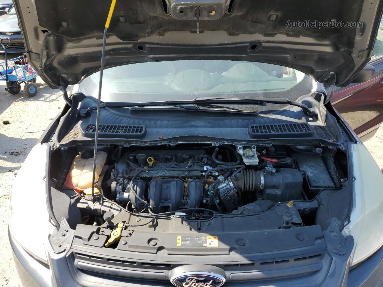 2015 Ford Escape S Серый vin: 1FMCU0F72FUB45754