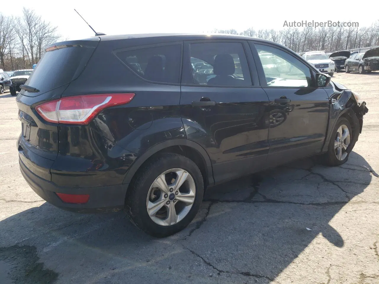 2016 Ford Escape S Black vin: 1FMCU0F72GUA32890