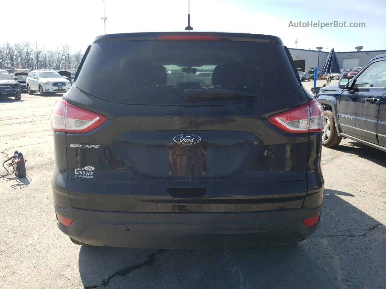 2016 Ford Escape S Black vin: 1FMCU0F72GUA32890