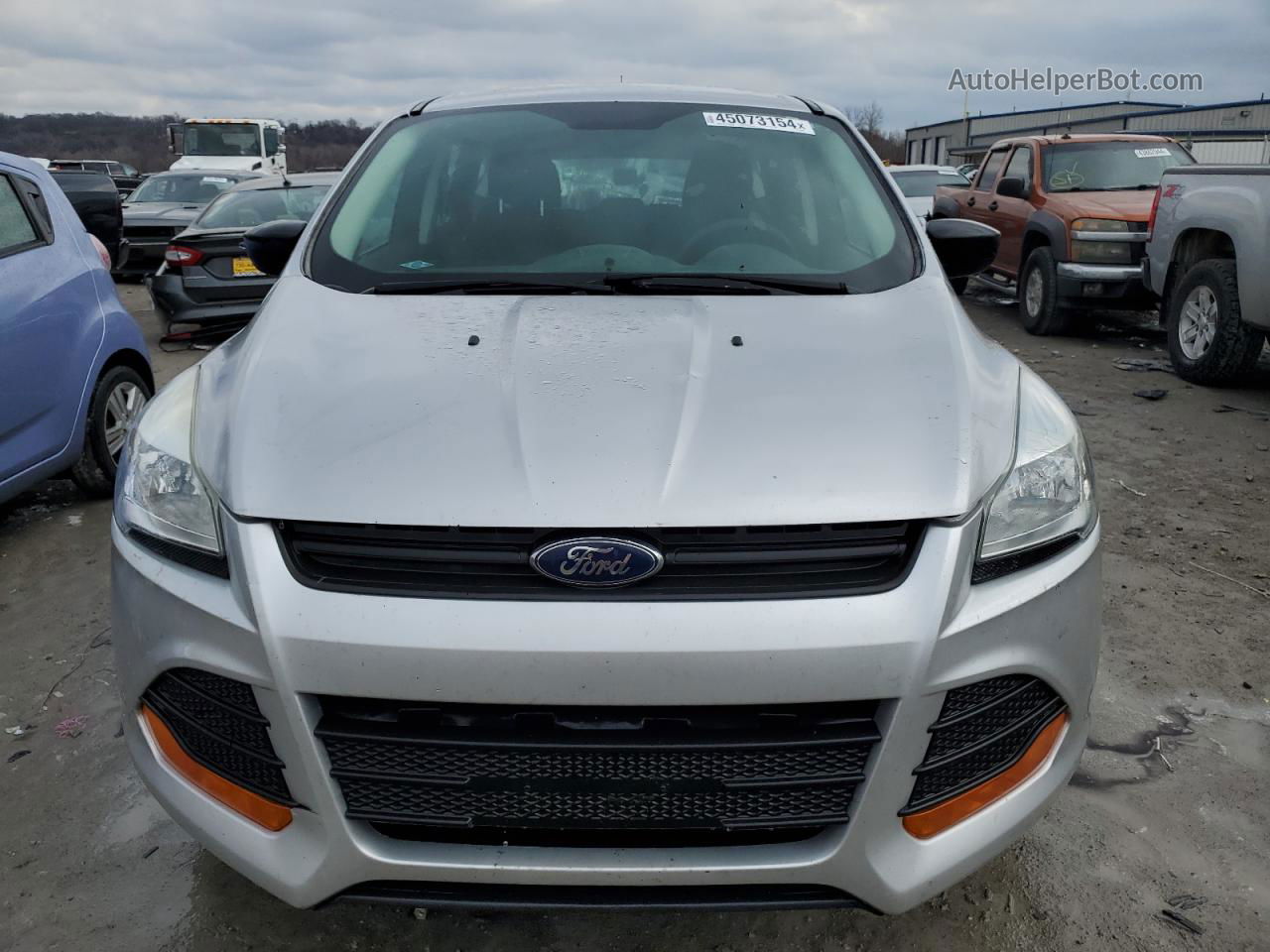 2016 Ford Escape S Silver vin: 1FMCU0F72GUA84326