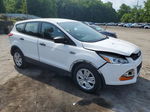 2016 Ford Escape S White vin: 1FMCU0F72GUA85315