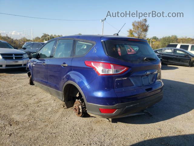 2016 Ford Escape S Синий vin: 1FMCU0F72GUB04266