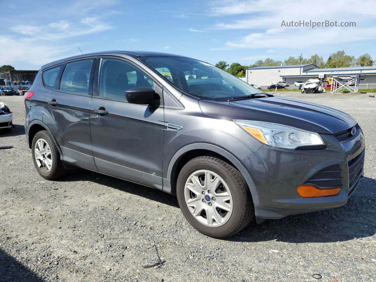 2016 Ford Escape S Gray vin: 1FMCU0F72GUB39065