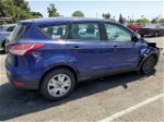 2016 Ford Escape S Синий vin: 1FMCU0F72GUC11818