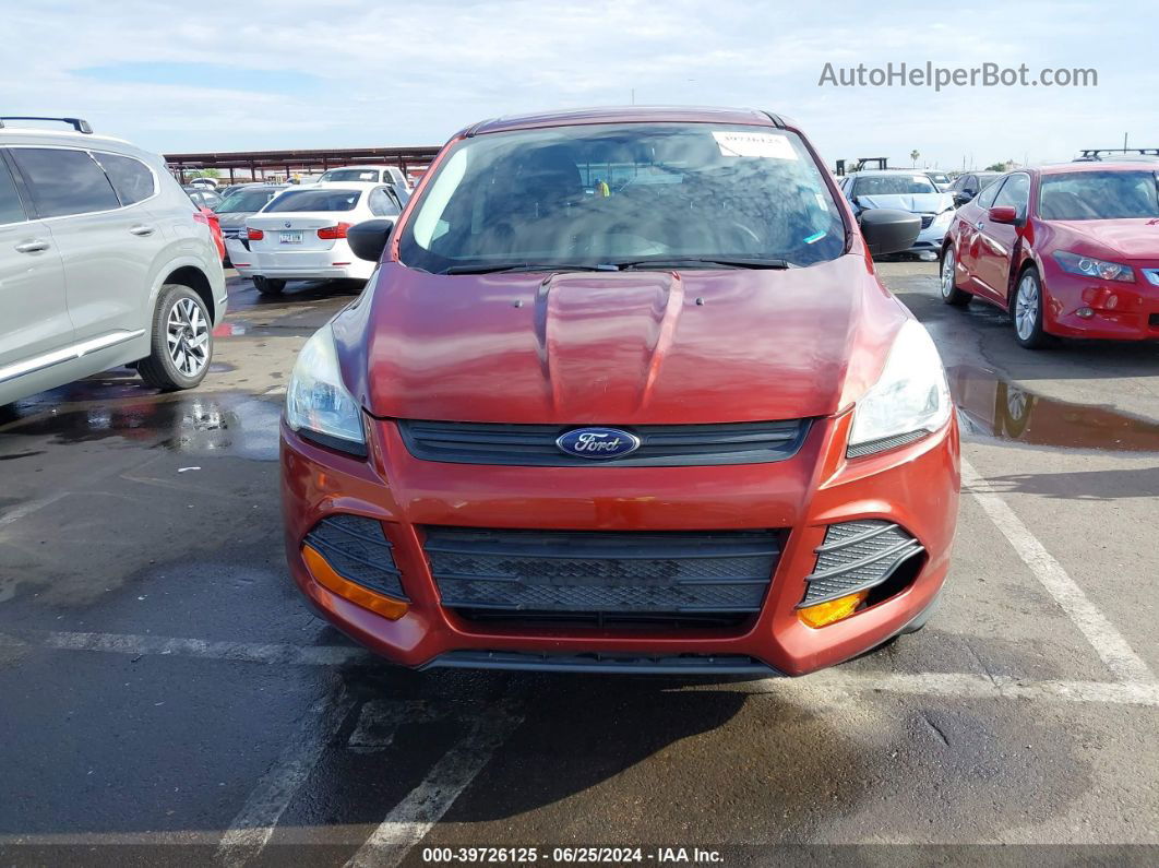 2016 Ford Escape S Оранжевый vin: 1FMCU0F72GUC60047