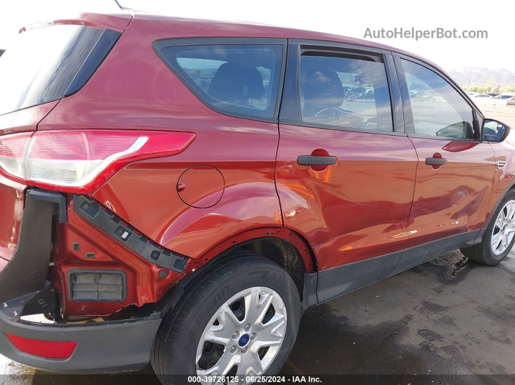 2016 Ford Escape S Orange vin: 1FMCU0F72GUC60047