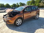 2017 Ford Escape S Оранжевый vin: 1FMCU0F72HUA46354