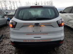 2017 Ford Escape S White vin: 1FMCU0F72HUB30206