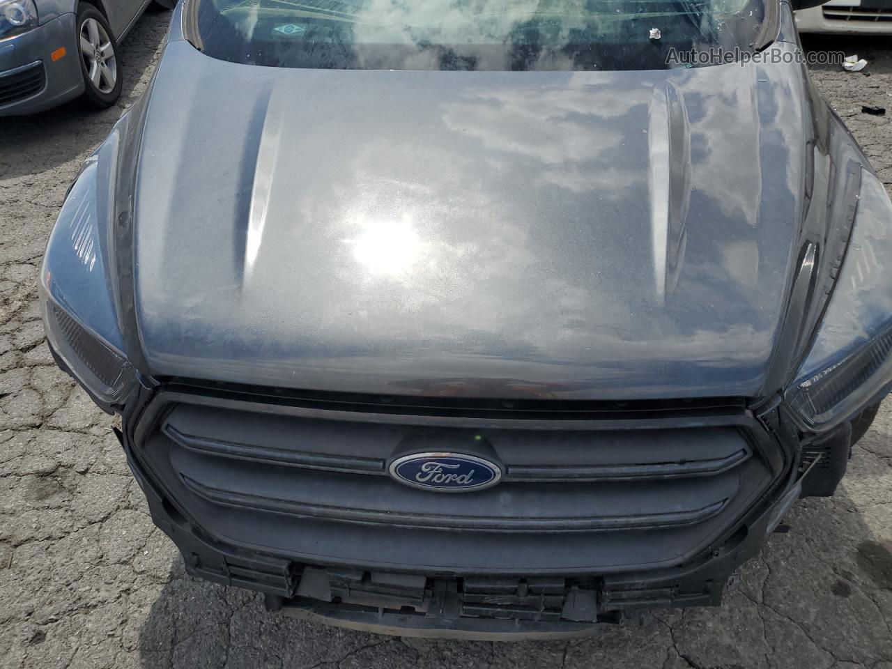 2019 Ford Escape S Gray vin: 1FMCU0F72KUA06136