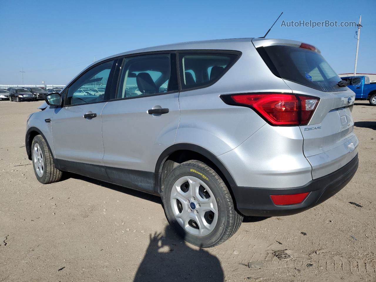 2019 Ford Escape S Silver vin: 1FMCU0F72KUB02848