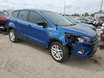 2019 Ford Escape S Blue vin: 1FMCU0F72KUB84659