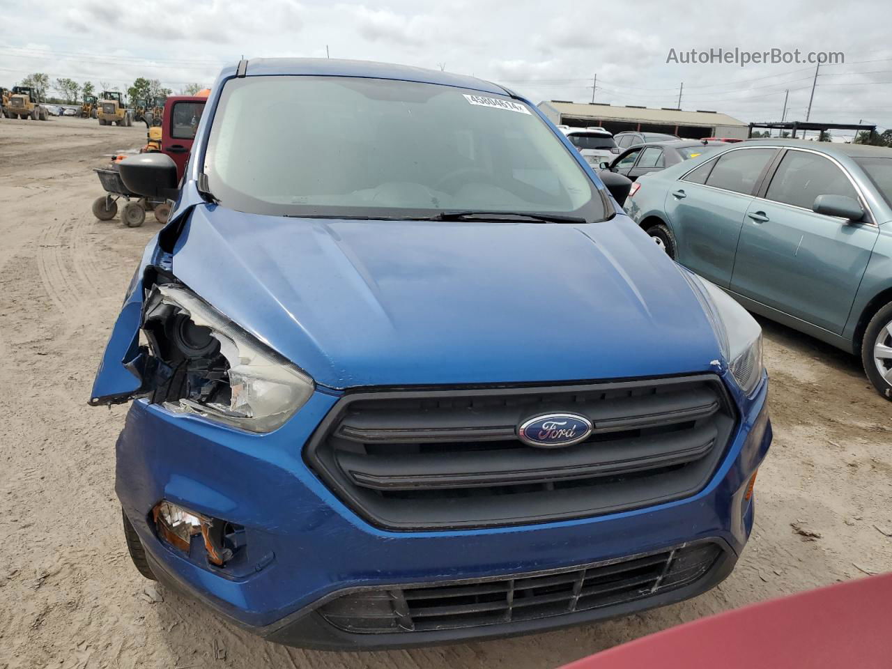 2019 Ford Escape S Blue vin: 1FMCU0F72KUB84659