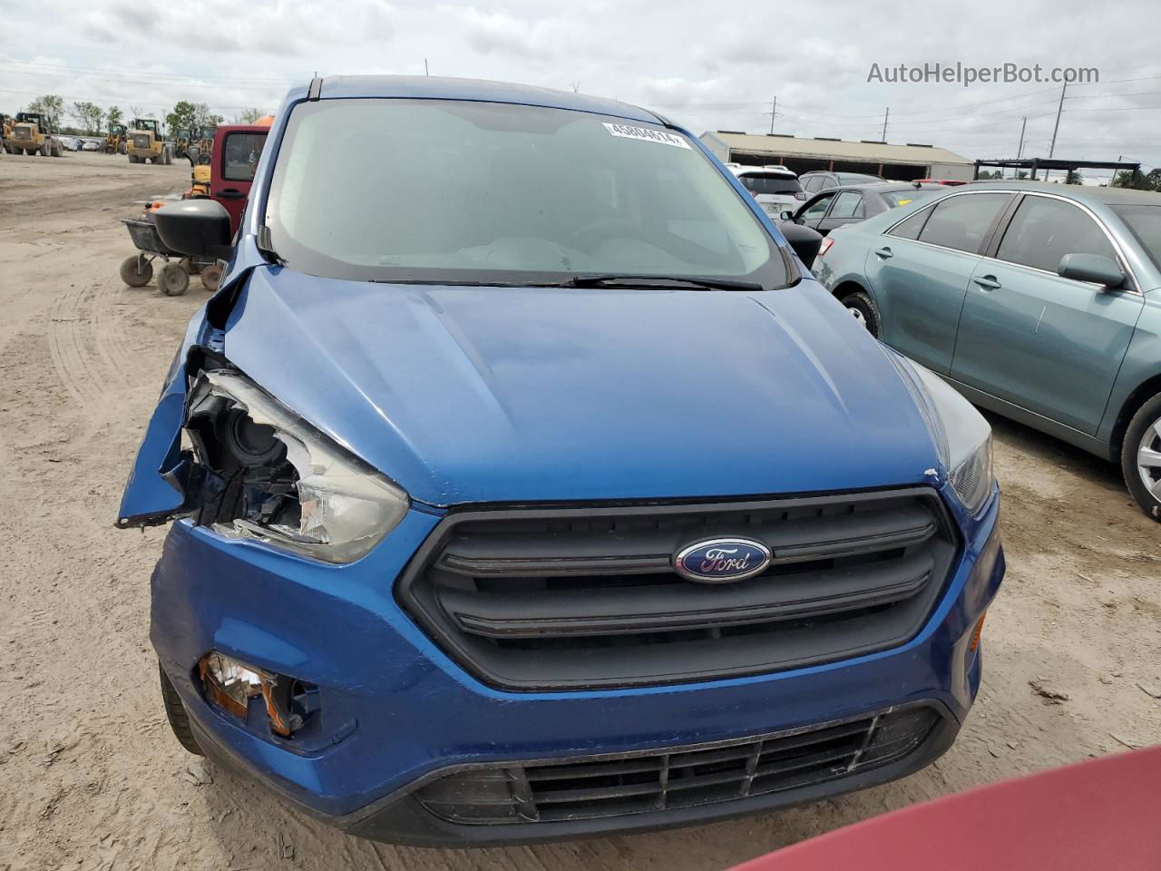 2019 Ford Escape S Синий vin: 1FMCU0F72KUB84659