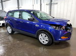 2013 Ford Escape S Blue vin: 1FMCU0F73DUC84188