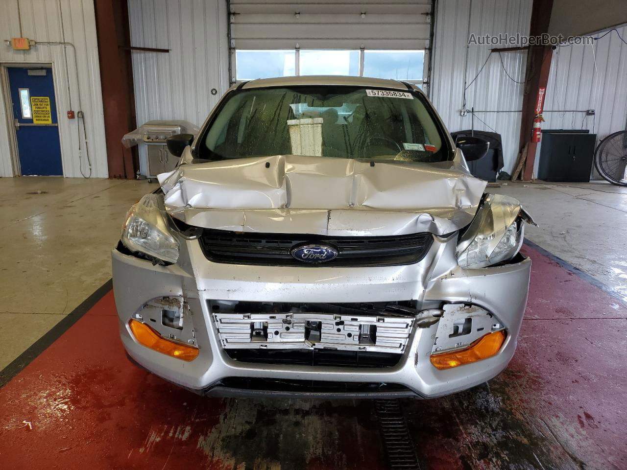 2014 Ford Escape S Silver vin: 1FMCU0F73EUB70239