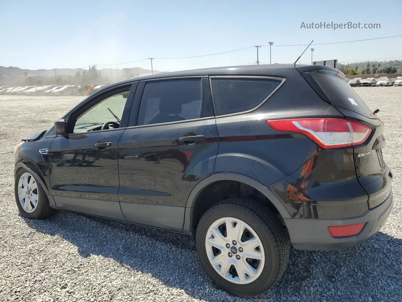 2014 Ford Escape S Black vin: 1FMCU0F73EUC34313