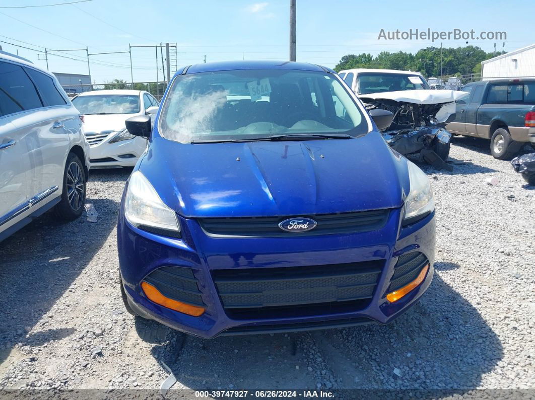 2014 Ford Escape S Blue vin: 1FMCU0F73EUD41507