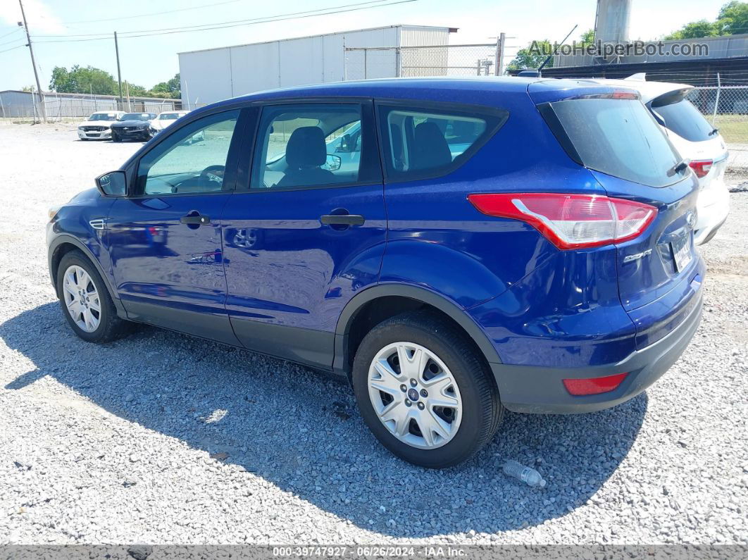 2014 Ford Escape S Синий vin: 1FMCU0F73EUD41507