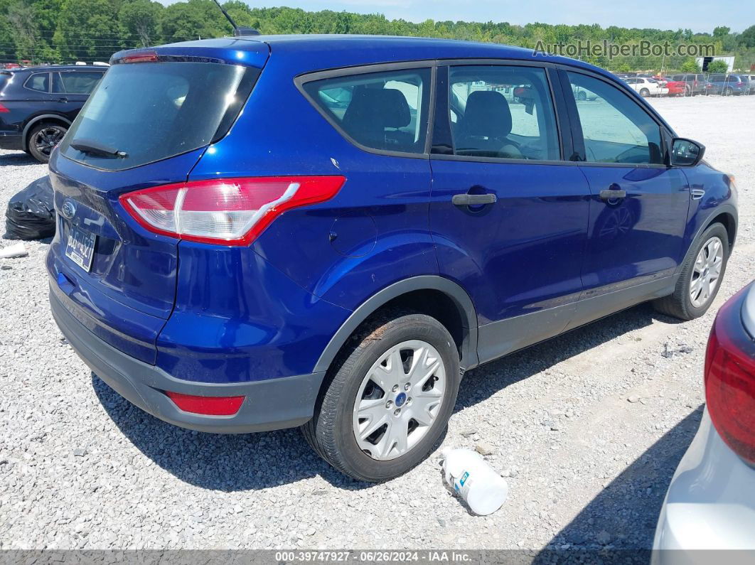 2014 Ford Escape S Blue vin: 1FMCU0F73EUD41507