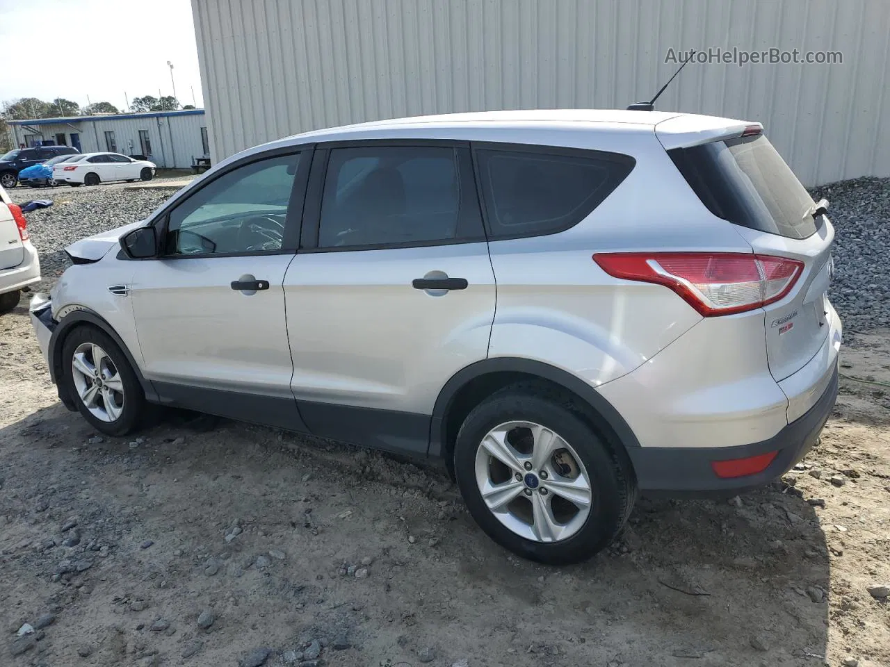 2014 Ford Escape S Silver vin: 1FMCU0F73EUE51649