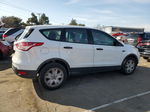 2015 Ford Escape S White vin: 1FMCU0F73FUA93793