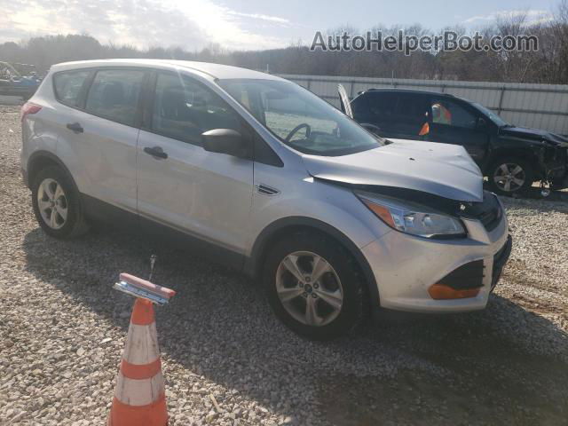 2015 Ford Escape S Silver vin: 1FMCU0F73FUC35950