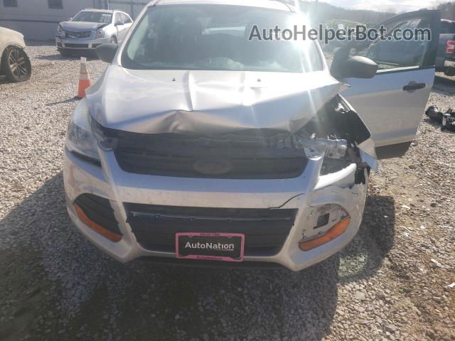 2015 Ford Escape S Silver vin: 1FMCU0F73FUC35950