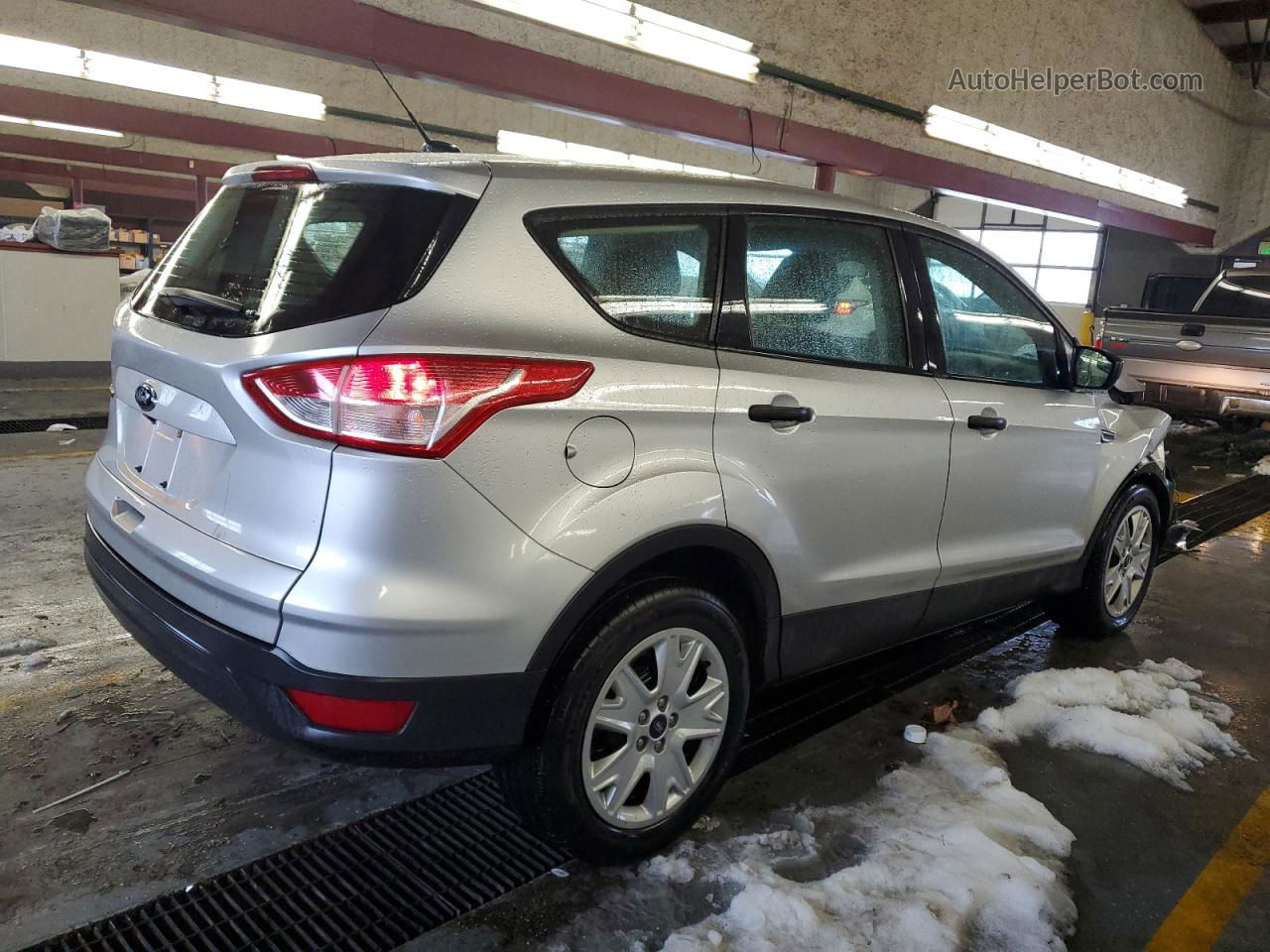 2016 Ford Escape S Silver vin: 1FMCU0F73GUB80403