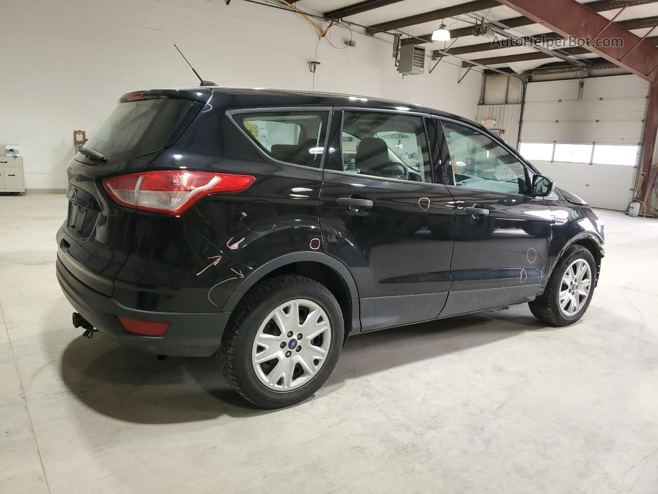 2016 Ford Escape S Black vin: 1FMCU0F73GUC52541