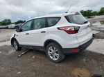 2017 Ford Escape S White vin: 1FMCU0F73HUC46837