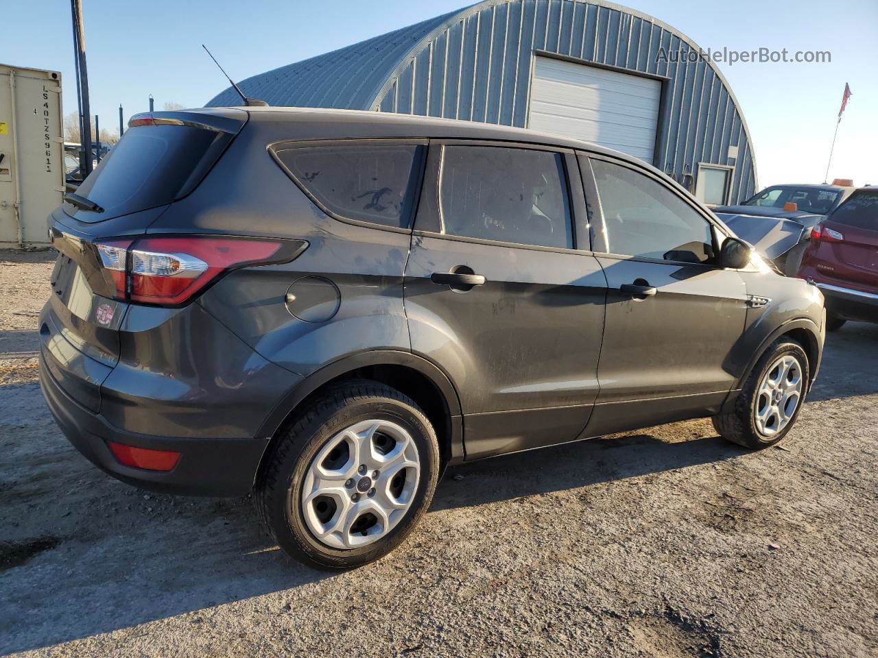 2017 Ford Escape S Gray vin: 1FMCU0F73HUC79000