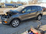 2017 Ford Escape S Gray vin: 1FMCU0F73HUC79000