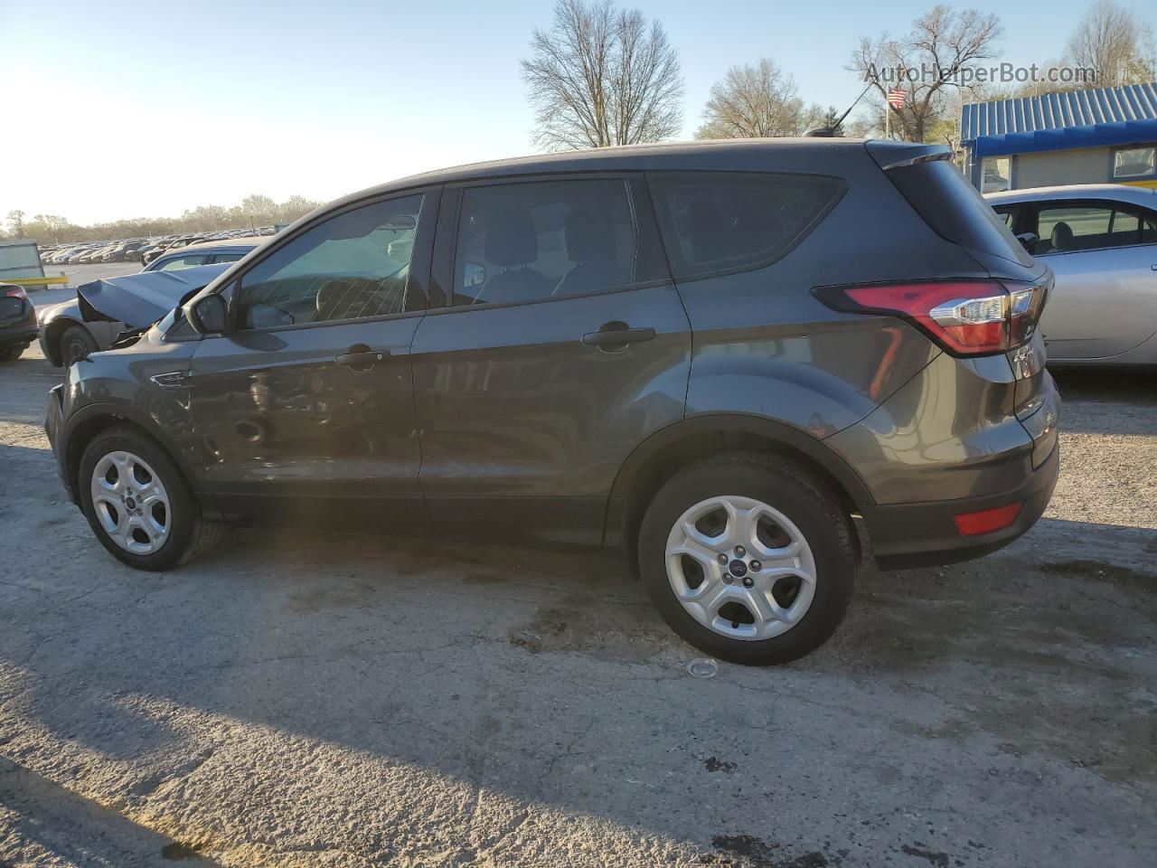 2017 Ford Escape S Gray vin: 1FMCU0F73HUC79000