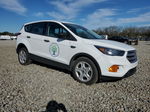 2019 Ford Escape S White vin: 1FMCU0F73KUA29473