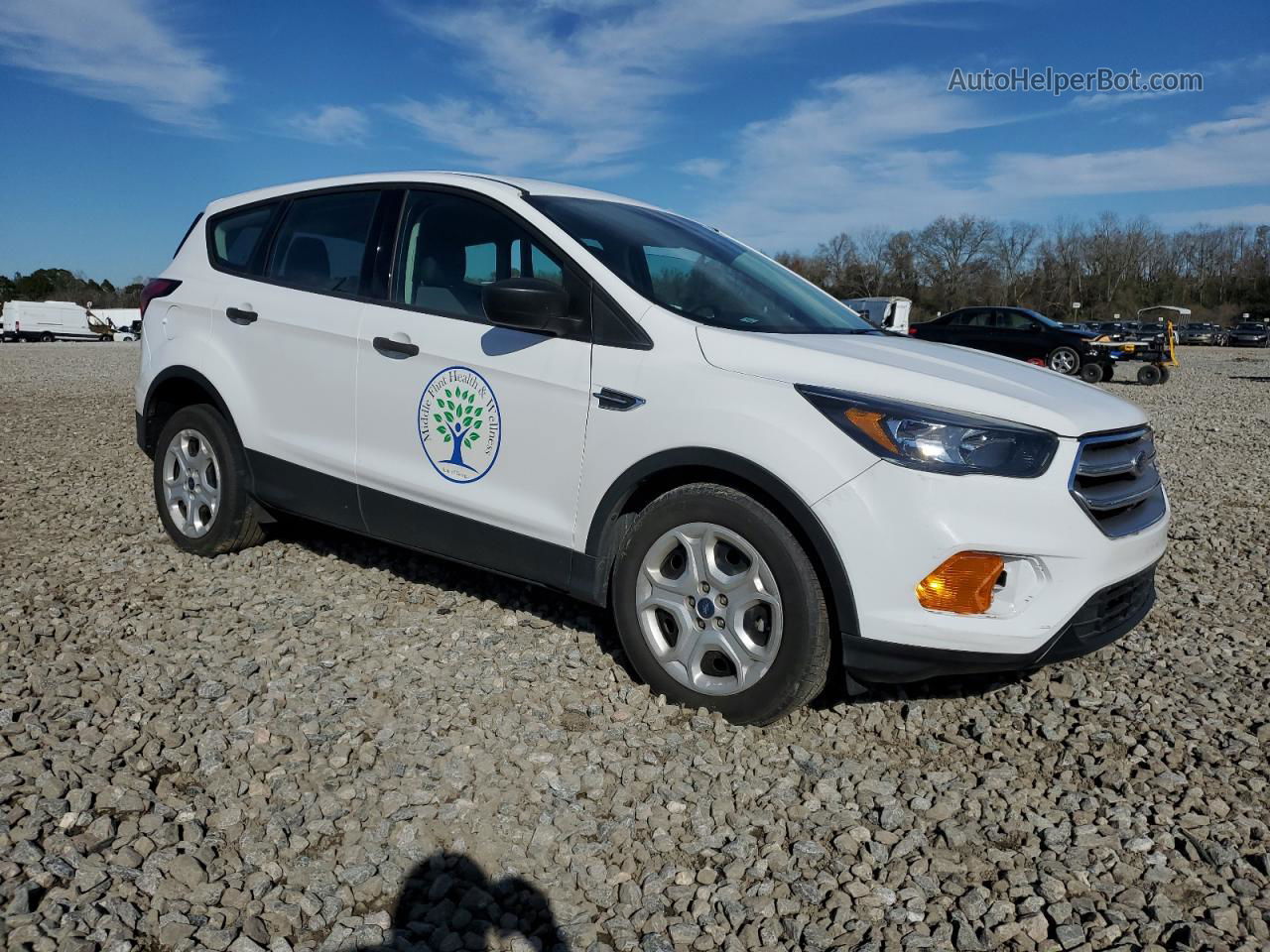 2019 Ford Escape S Белый vin: 1FMCU0F73KUA29473