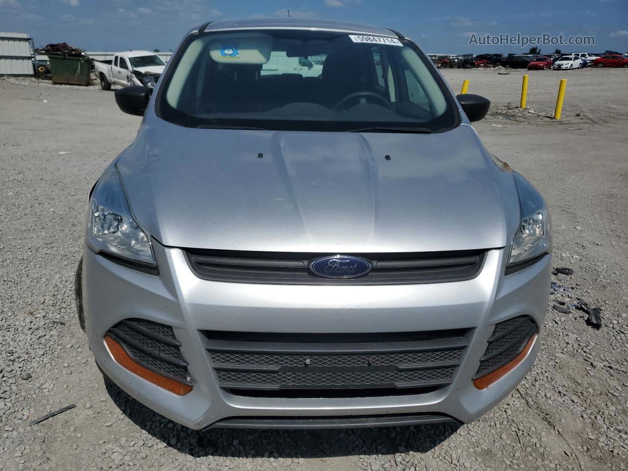 2013 Ford Escape S Silver vin: 1FMCU0F74DUB13451