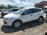 2013 Ford Escape S White vin: 1FMCU0F74DUC08303