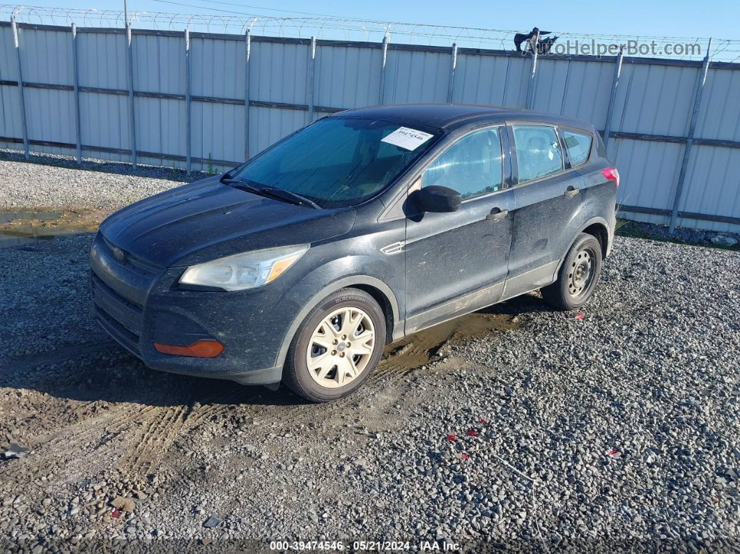 2014 Ford Escape S Black vin: 1FMCU0F74EUA02903