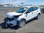 2014 Ford Escape S White vin: 1FMCU0F74EUA05820