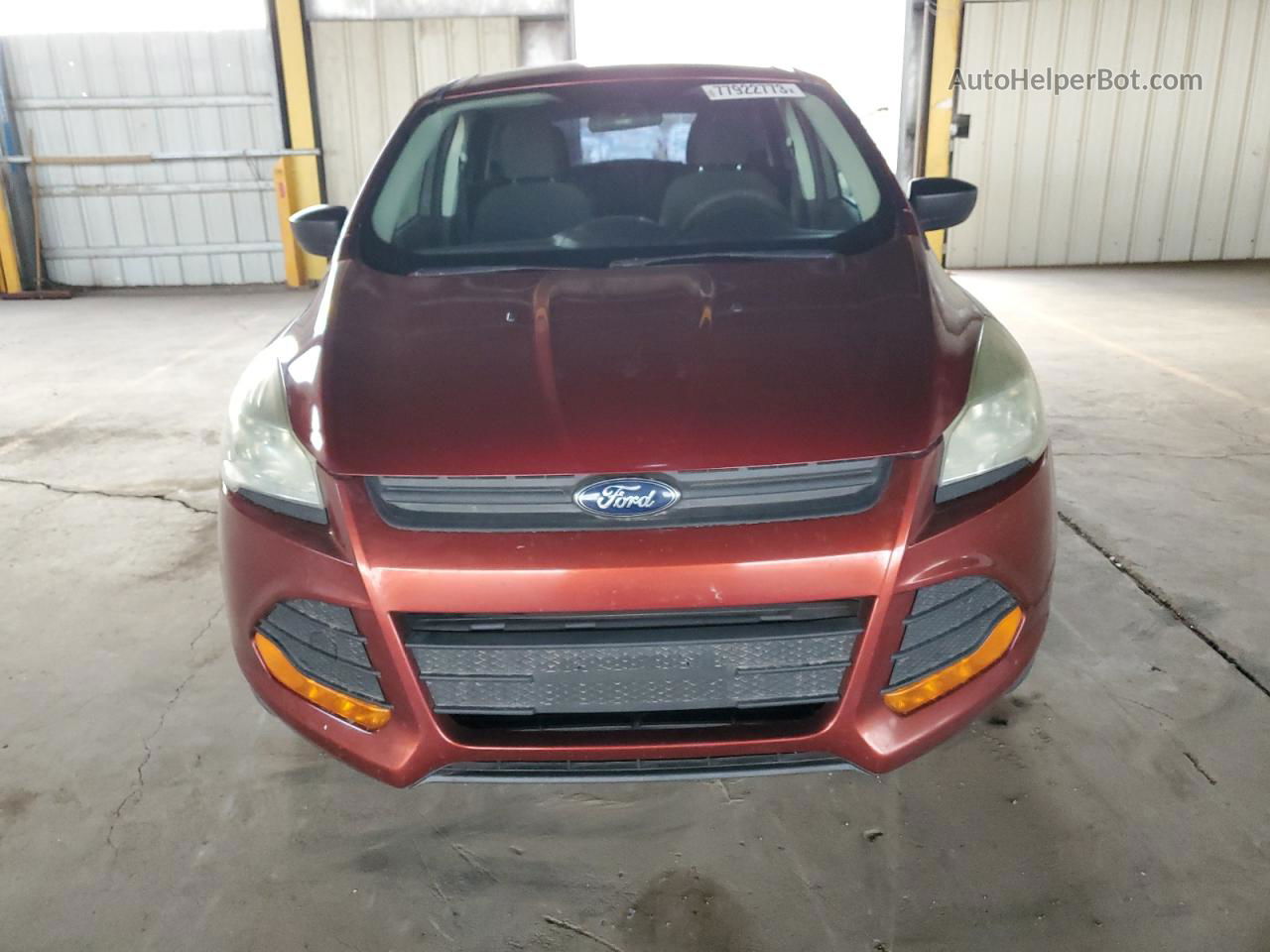 2014 Ford Escape S Burgundy vin: 1FMCU0F74EUB29277