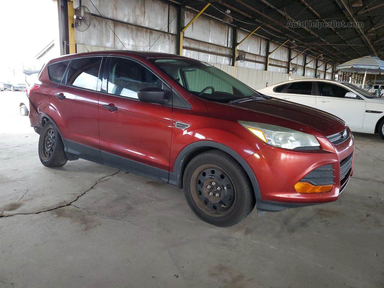 2014 Ford Escape S Burgundy vin: 1FMCU0F74EUB29277