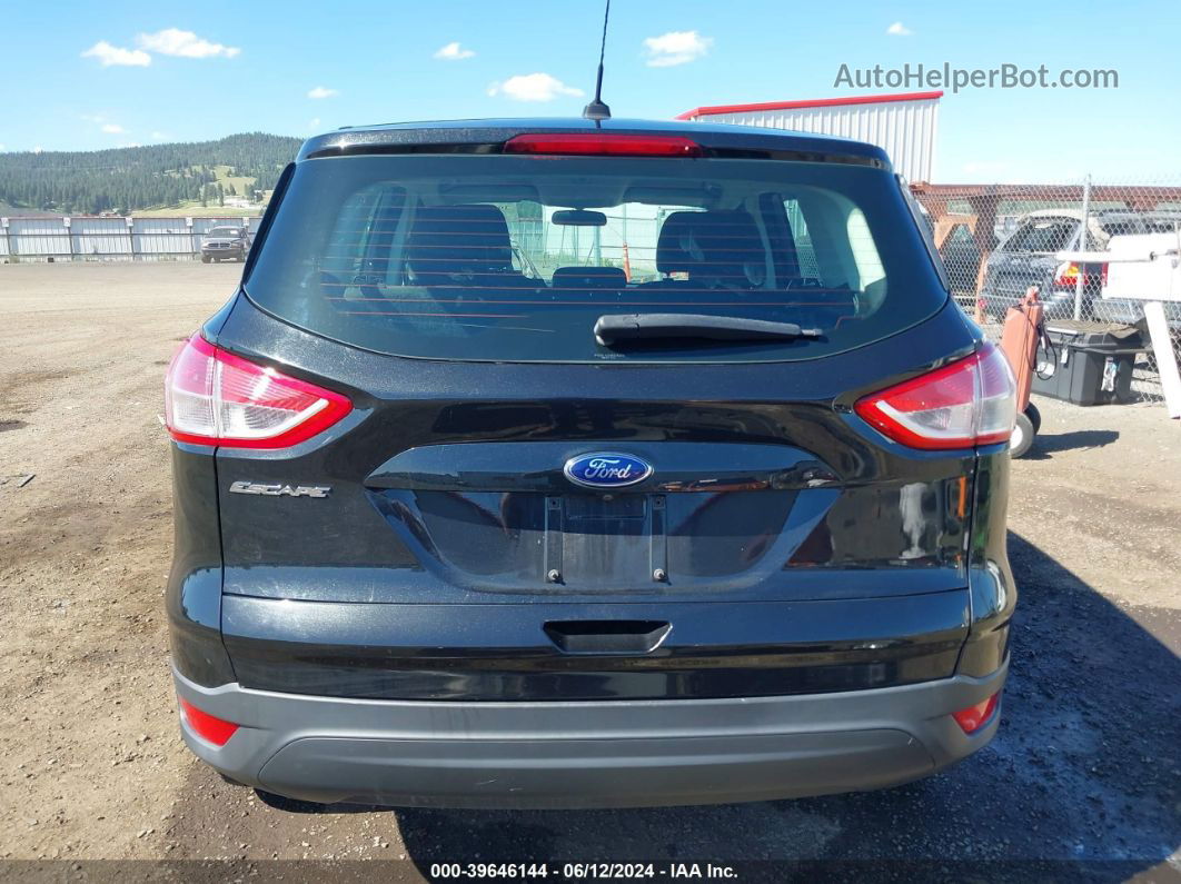 2014 Ford Escape S Black vin: 1FMCU0F74EUB99961