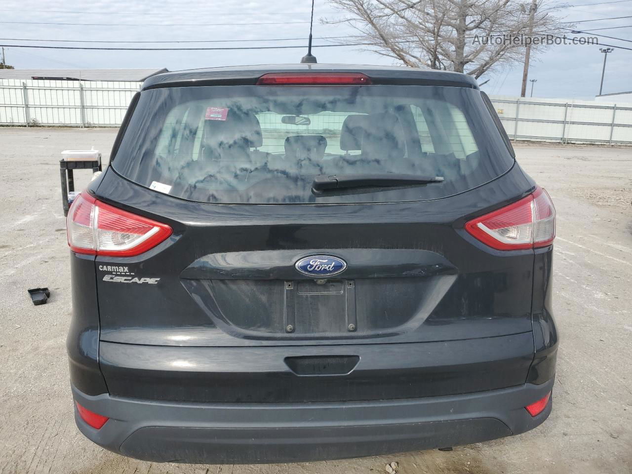 2014 Ford Escape S Black vin: 1FMCU0F74EUD49633