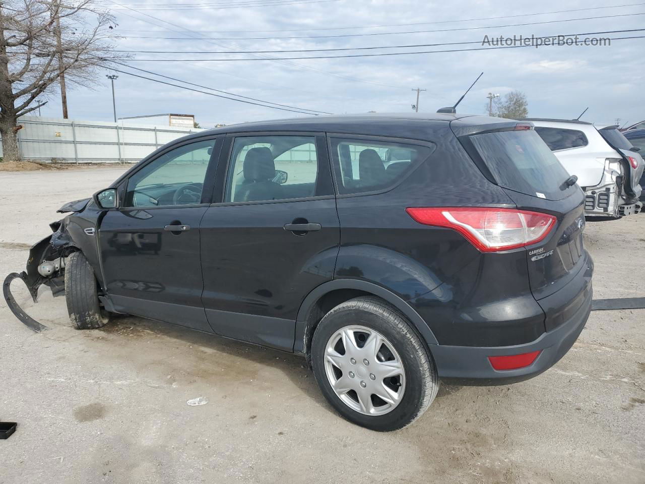 2014 Ford Escape S Black vin: 1FMCU0F74EUD49633