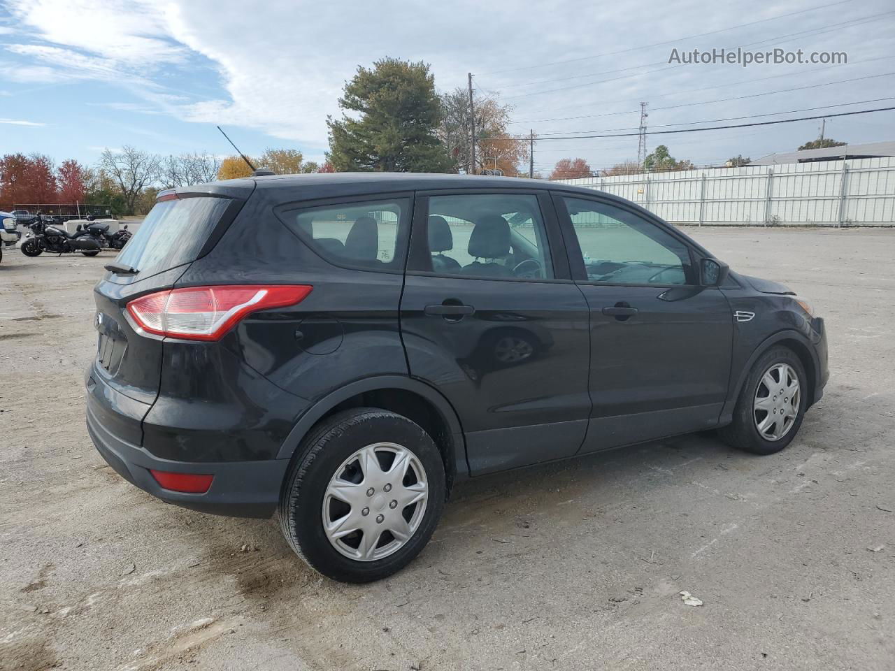 2014 Ford Escape S Черный vin: 1FMCU0F74EUD49633