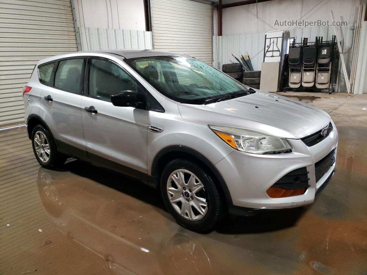 2015 Ford Escape S Silver vin: 1FMCU0F74FUA24630