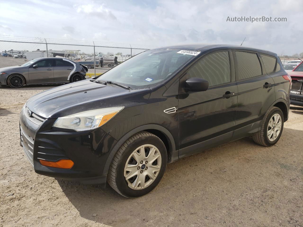 2015 Ford Escape S Black vin: 1FMCU0F74FUA61144