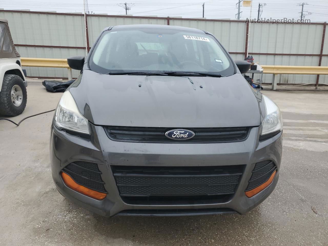 2016 Ford Escape S Серый vin: 1FMCU0F74GUA62392